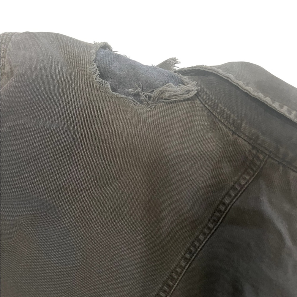Vintage 1970’s Distressed Carhartt Blanket Lined Denim Detroit Jacket Large - Picture 9 of 15